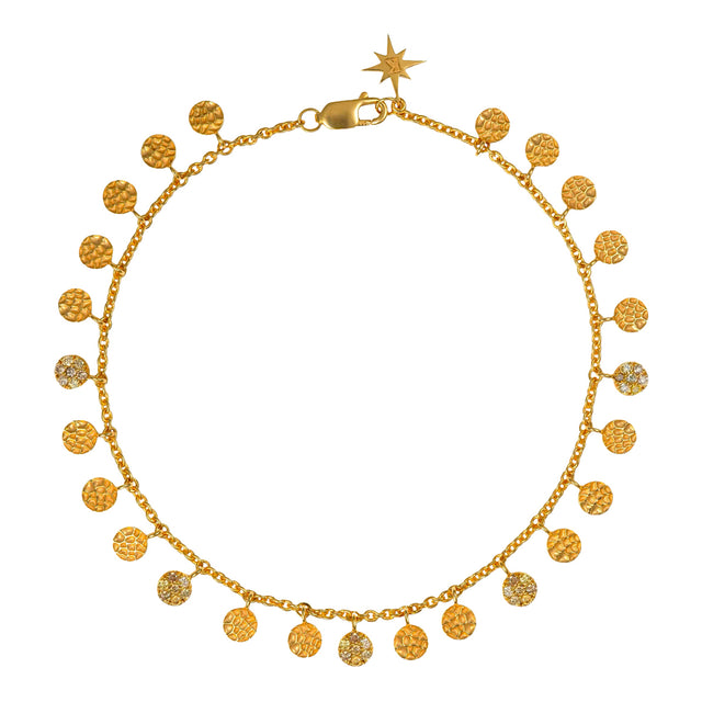Khepri - Fancy Color Diamond Esmeralda Bracelet