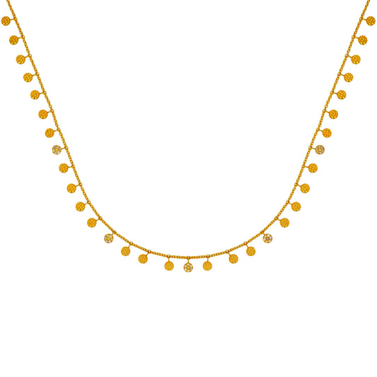 Fancy Color Diamond Esmeralda Necklace - Main Img