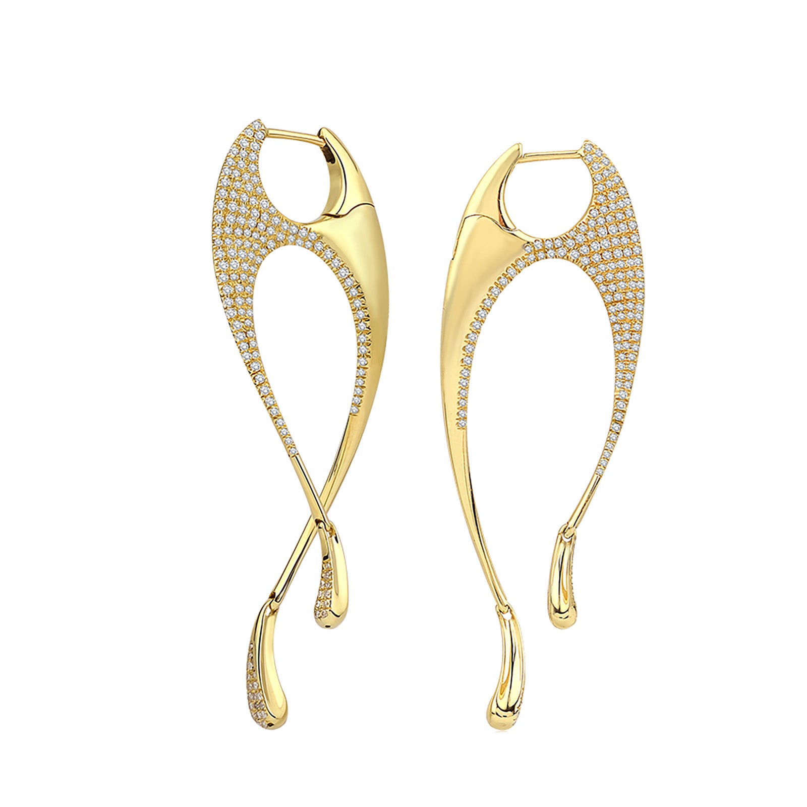 Kloto Esse Earrings - Earrings - Broken English Jewelry front view