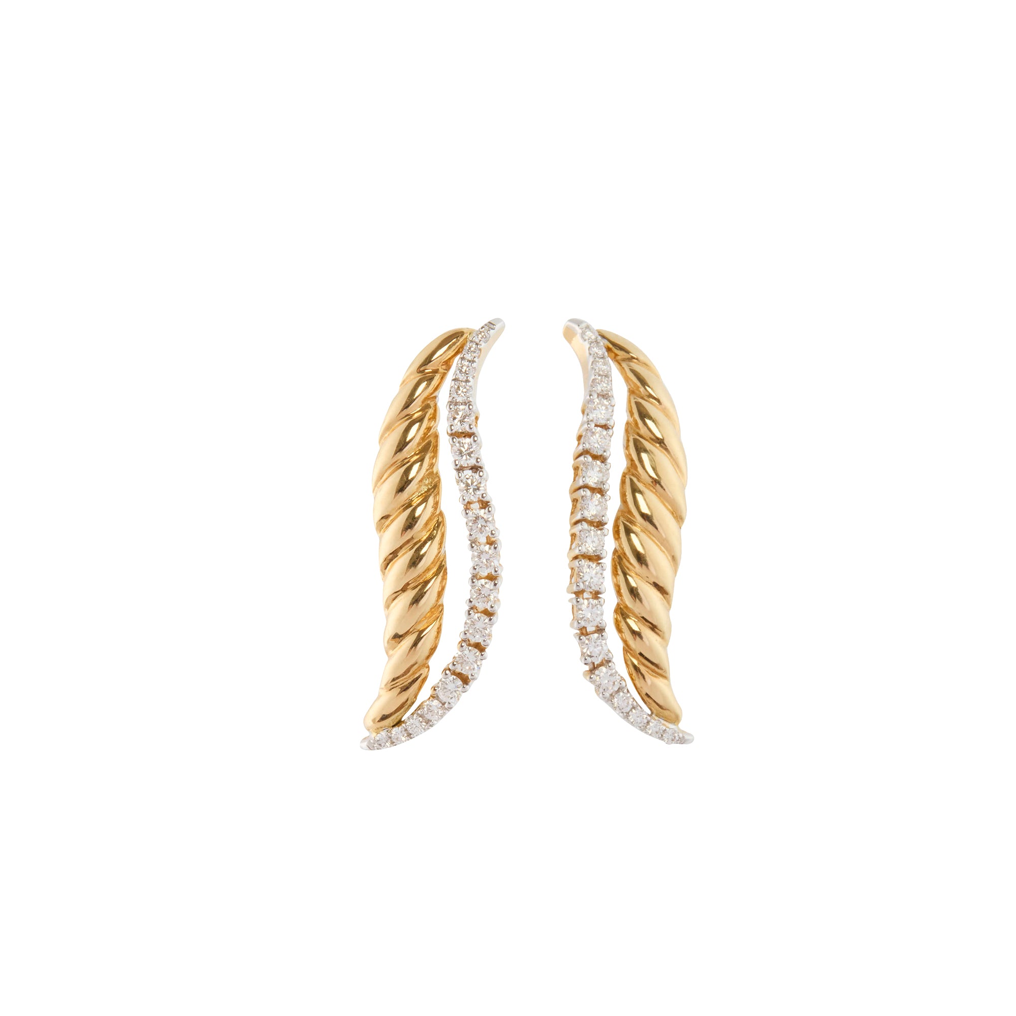 Kavant & Sharart - Diamond Wave Earrings