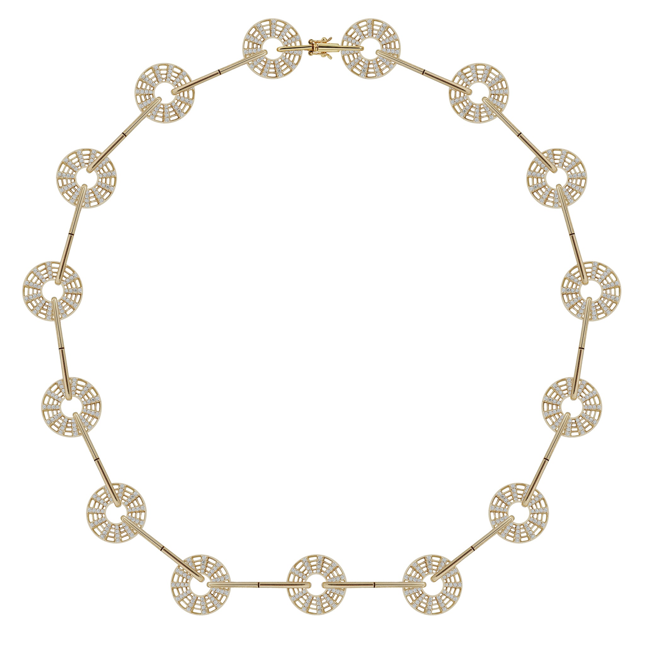 Diamond Twist Kaleidoscope Necklace