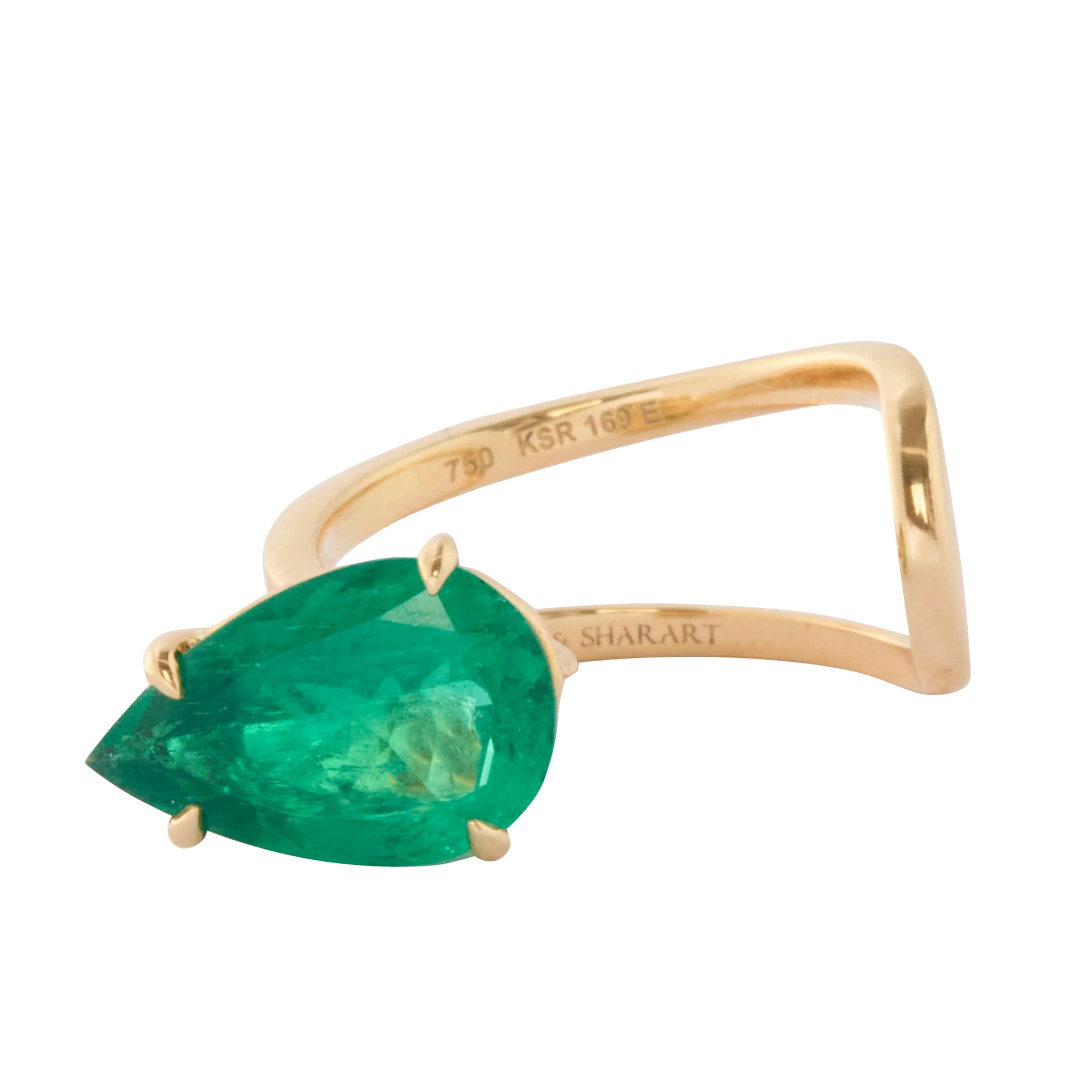 Pear Emerald Talay Inner Ring