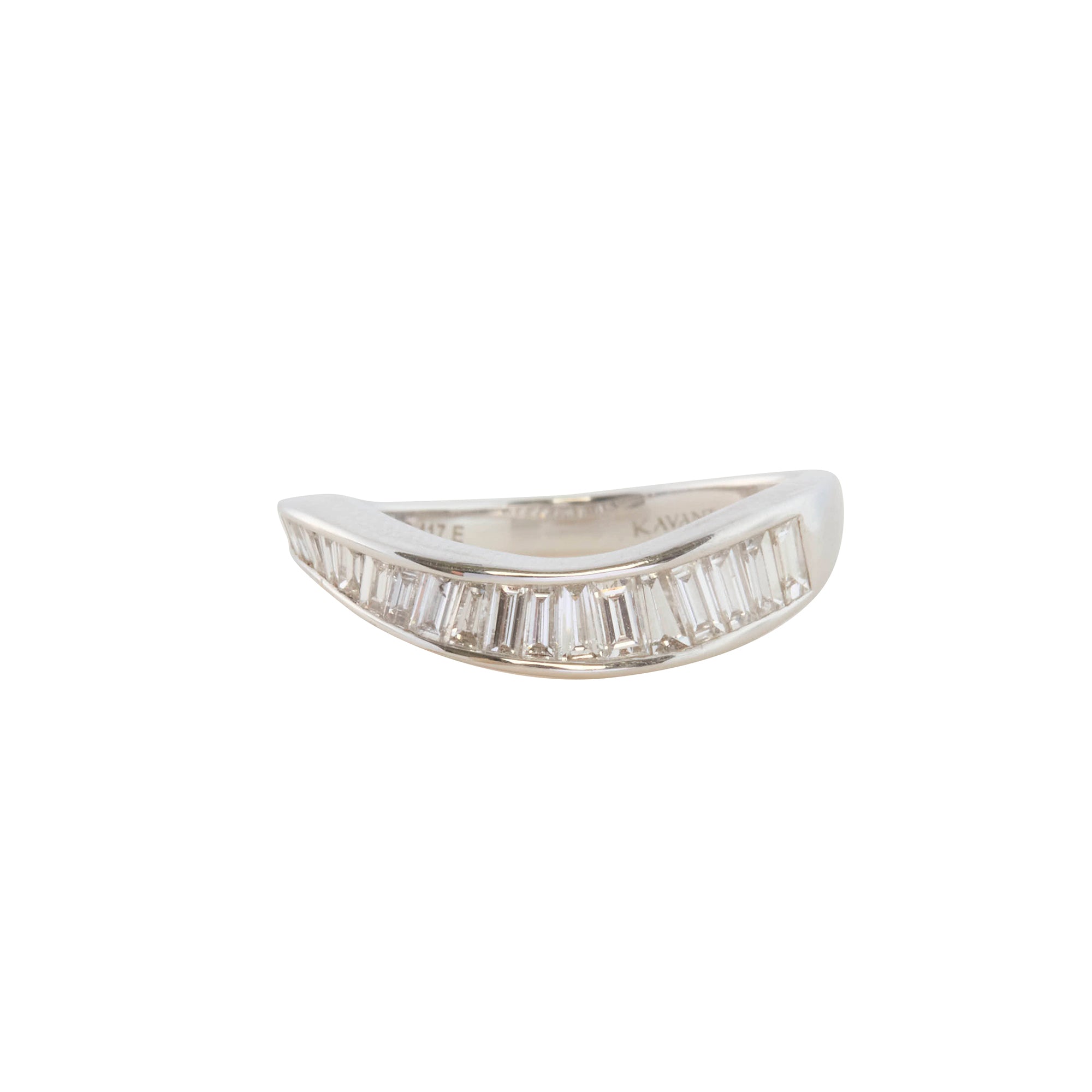 Baguette Diamond Talay Wave Ring