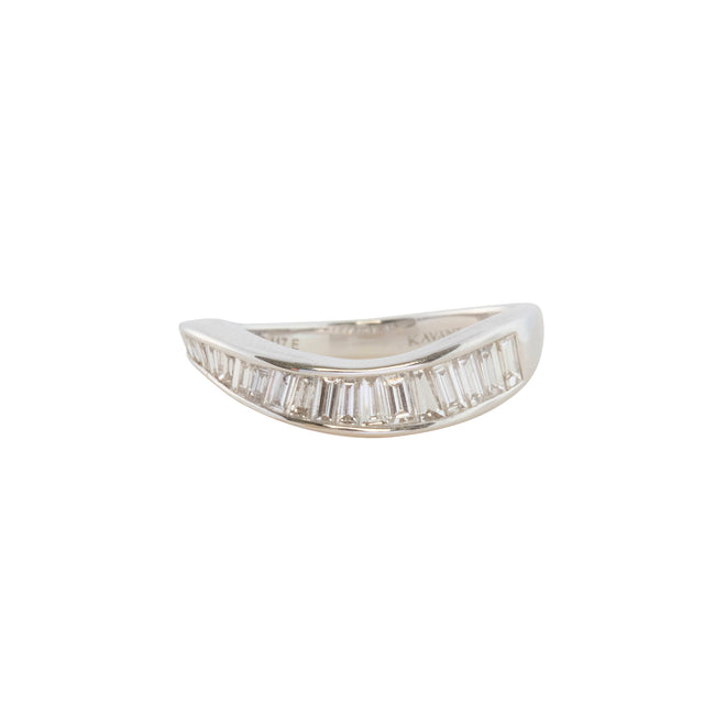 Baguette Diamond Talay Wave Ring