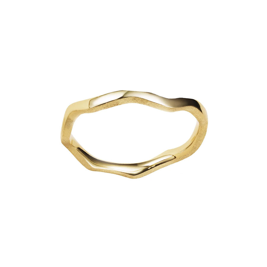 Milamore Kintsugi Vine Ring - Rings - Broken English Jewelry angle view