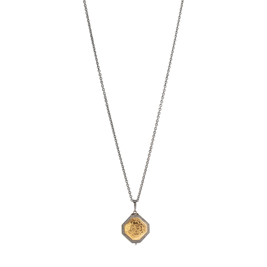 Arman Sarkisyan Opal Hexi Locket Necklace - Necklaces - Broken English Jewelry