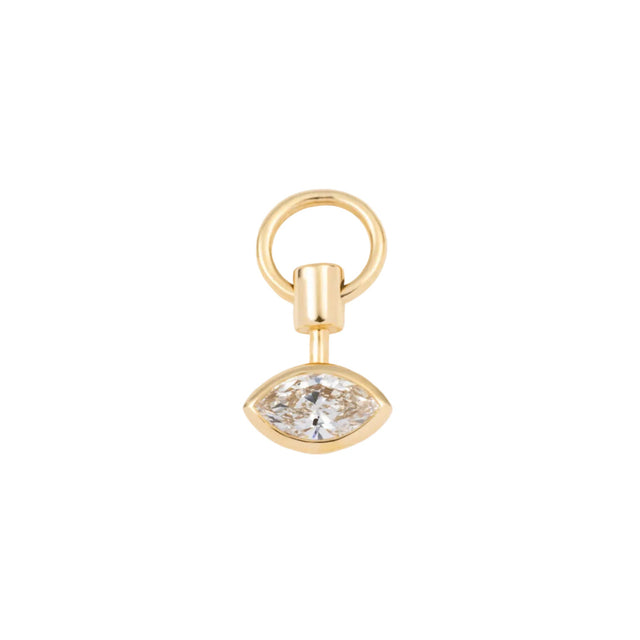 Lab Grown Diamond Hypnotic Eye Pendulum Charm
