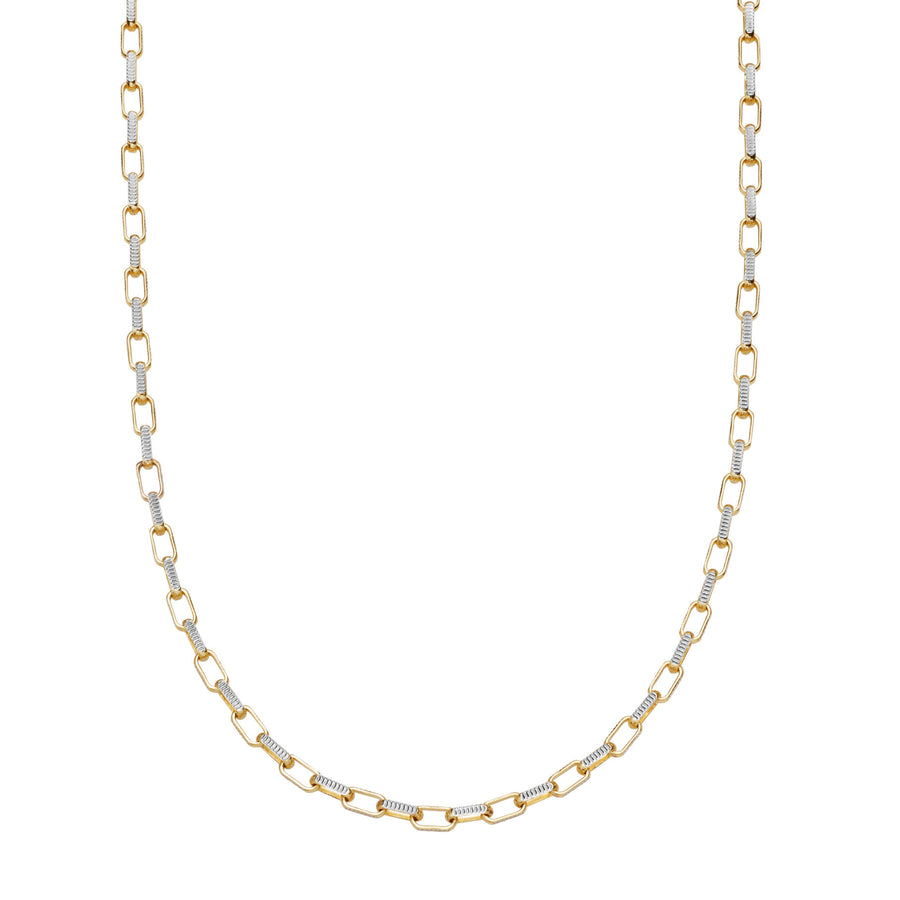 Loquet Cable Link Gold Chain Necklace, front view