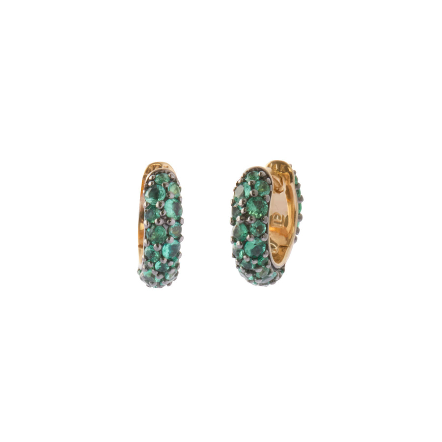 Lucy Delius Chubby Huggies - Emerald - Earrings