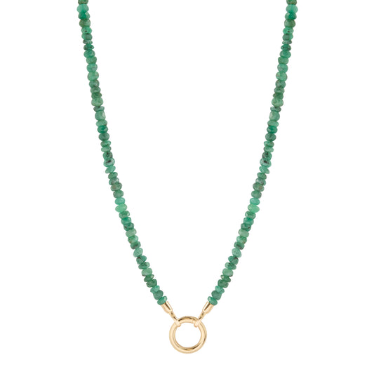 Strand Necklace - Emerald - Main Img