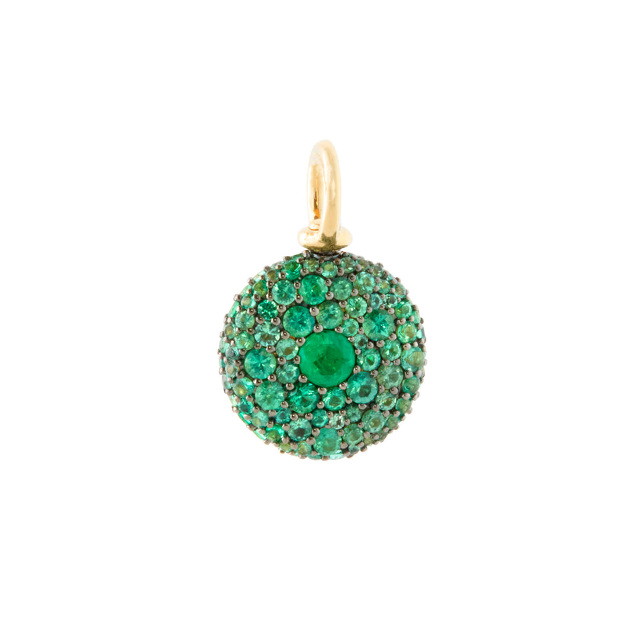 Pocket Watch Pendant - Emerald