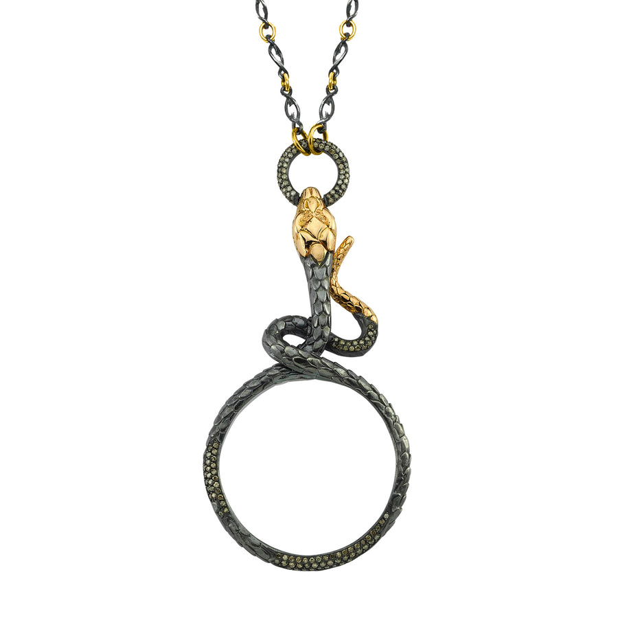 Loupe Serpentine Necklace