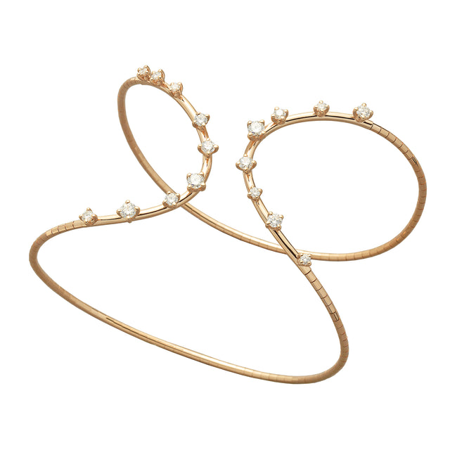 Round Diamond Figure 8 Bracelet