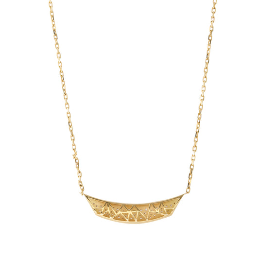 Lotus Pendant Necklace - Main Img