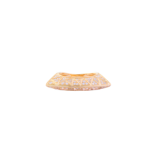 Lotus Cross Ring - Diamond - Main Img
