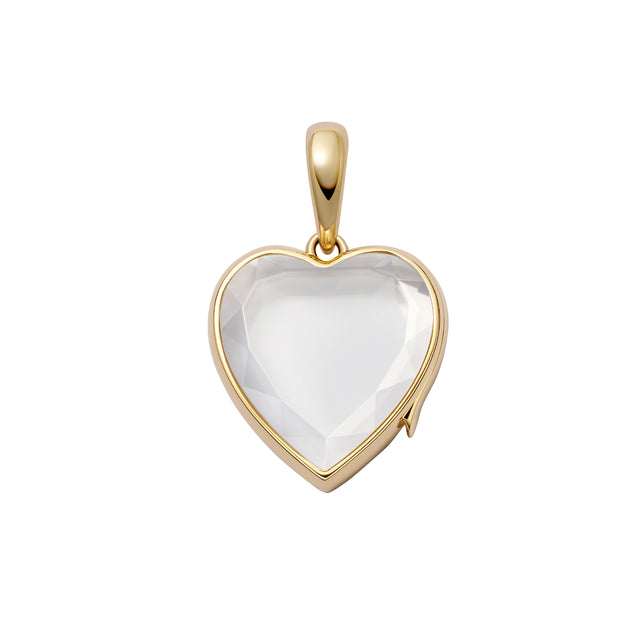 Midi Heart of Gold Locket Pendant