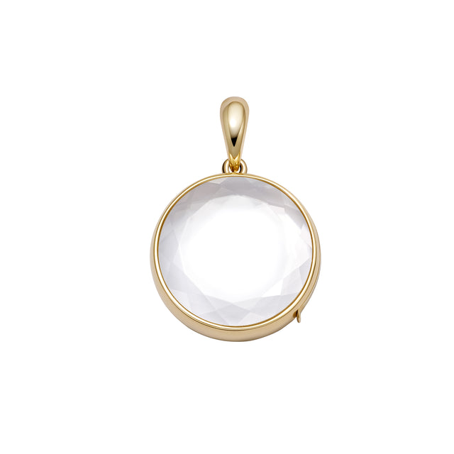 Midi Round Locket Pendant