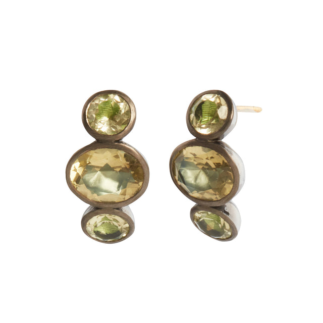 Larkspur & Hawk Luzia Demi Hoop Earrings - Earrings - Broken English Jewelry front and angled view