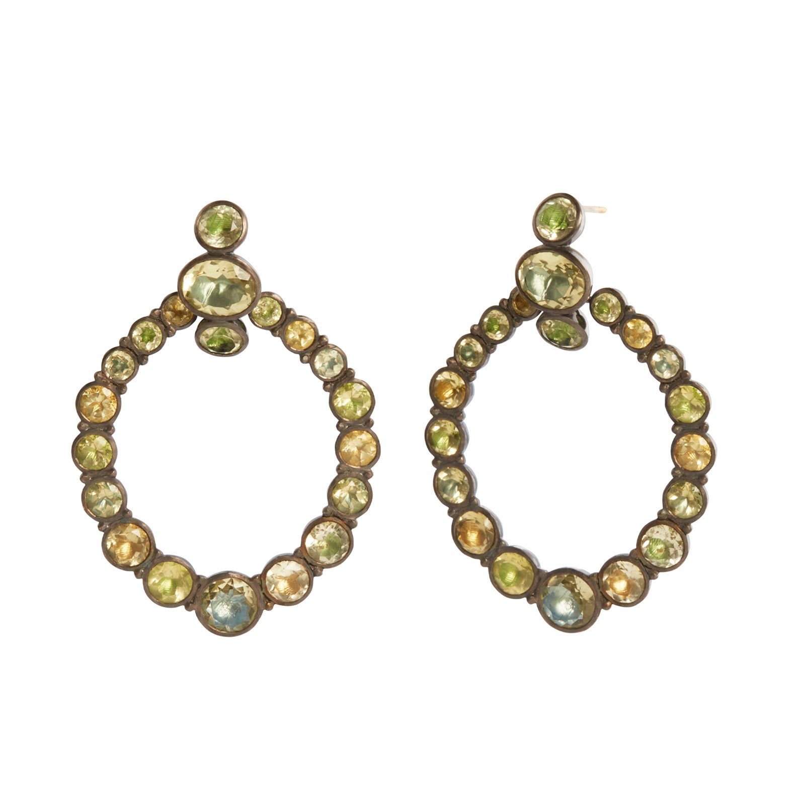 Larkspur & Hawk Luzia Door Knocker Earrings - Earrings - Broken English Jewelry front and  angled view