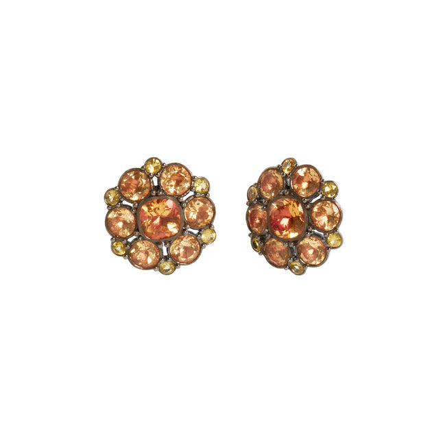 Larkspur & Hawk Luzia Duquesa Cluster Earrings - Earrings - Broken English Jewelry front and angled view