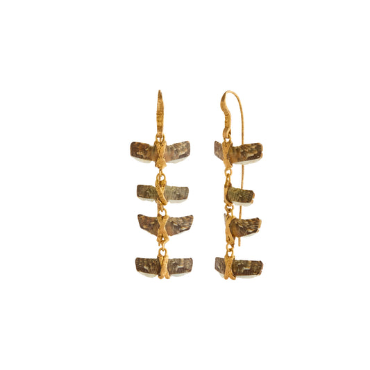 Chitons Four Drop Earrings - Main Img