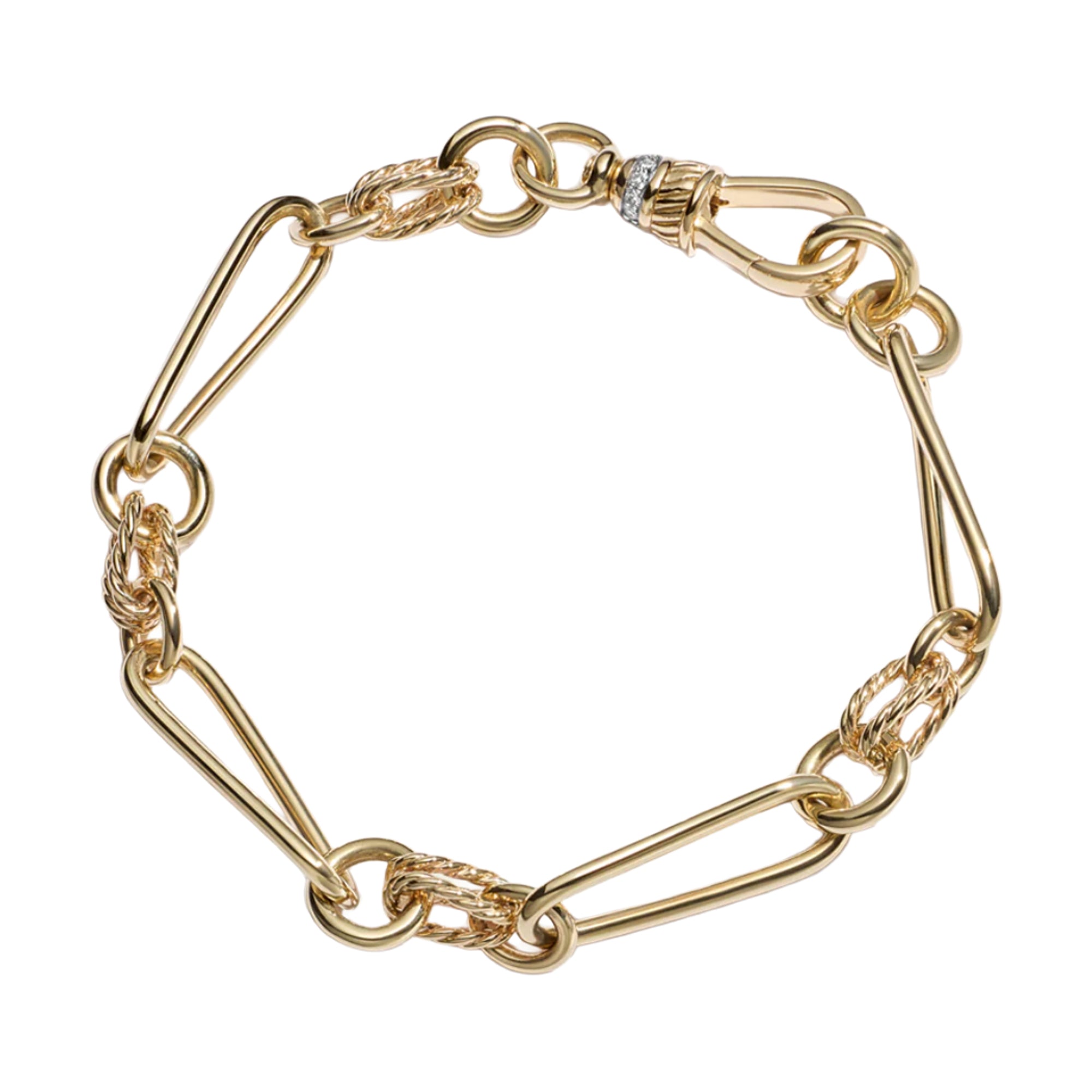 Twisted Link Chain Bracelet