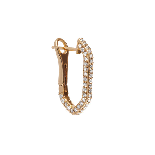 Mangueira Link Hoop Earring - Main Img