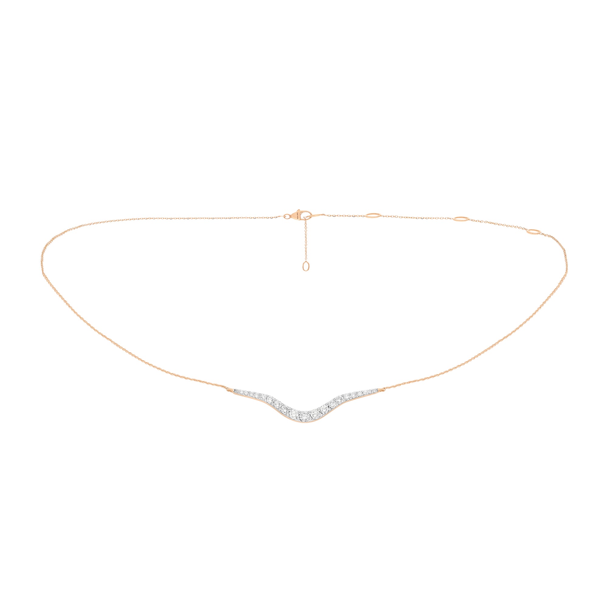 Diamond Petit Radiant Chain Necklace