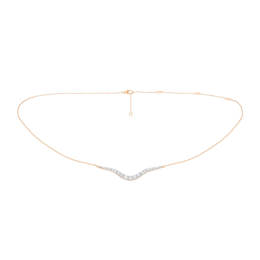 Diamond Petit Radiant Chain Necklace - Main Img