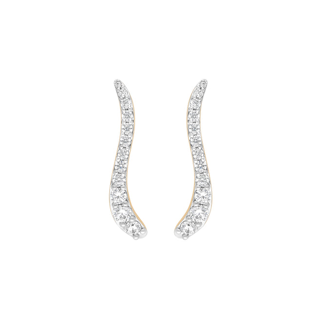 Diamond Ray Earrings