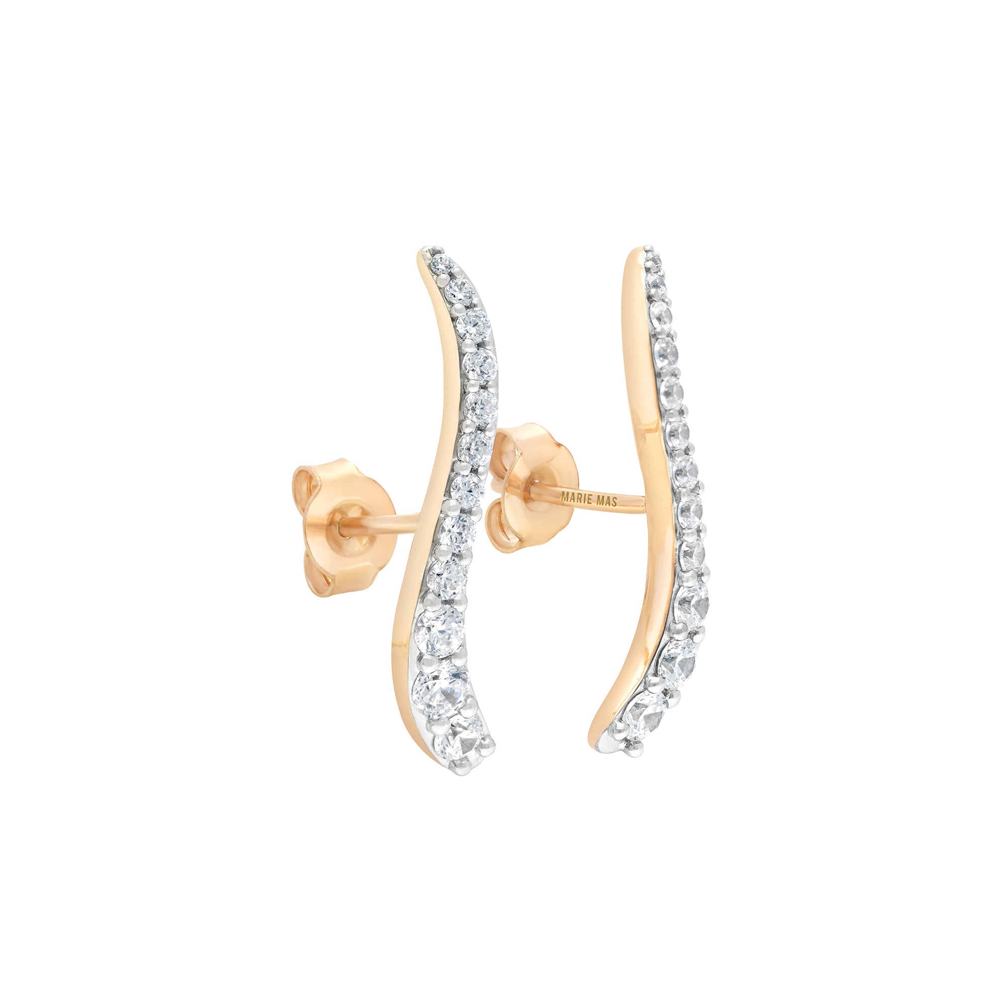 Diamond Ray Earrings