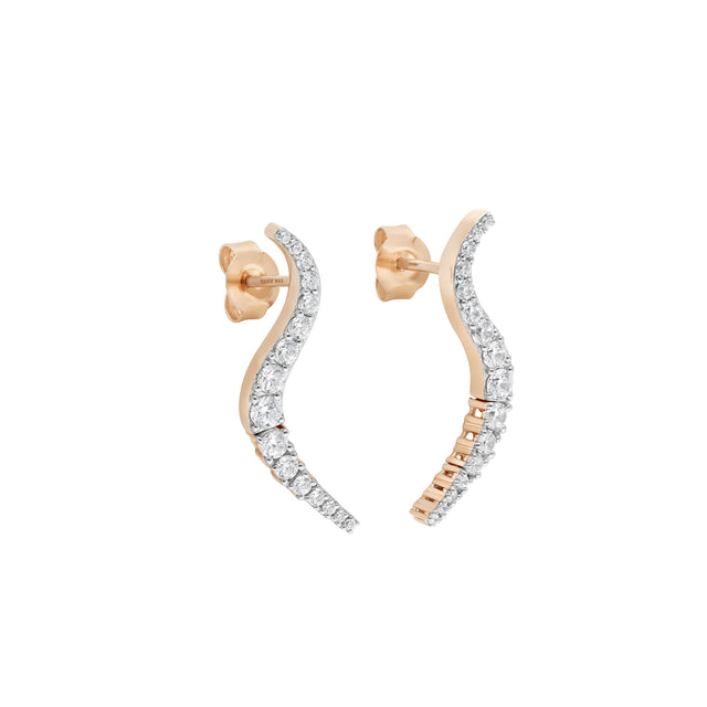 Diamond Solar Earrings