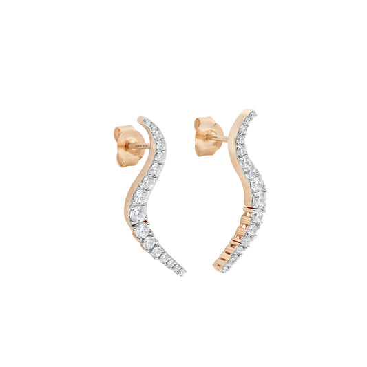 Diamond Solar Earrings - Main Img