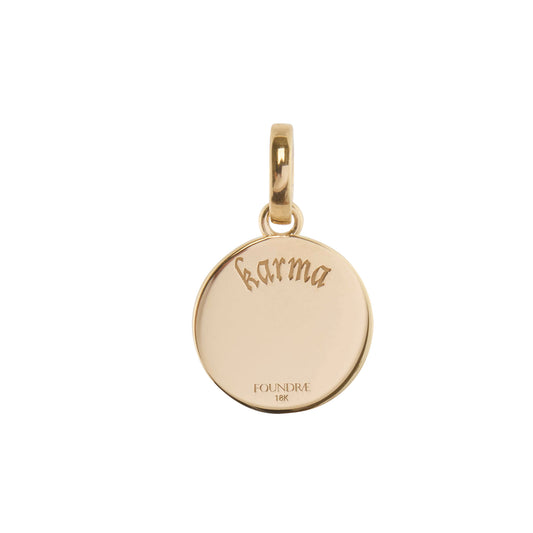 Diamond and Ceramic Karma Petite Charm