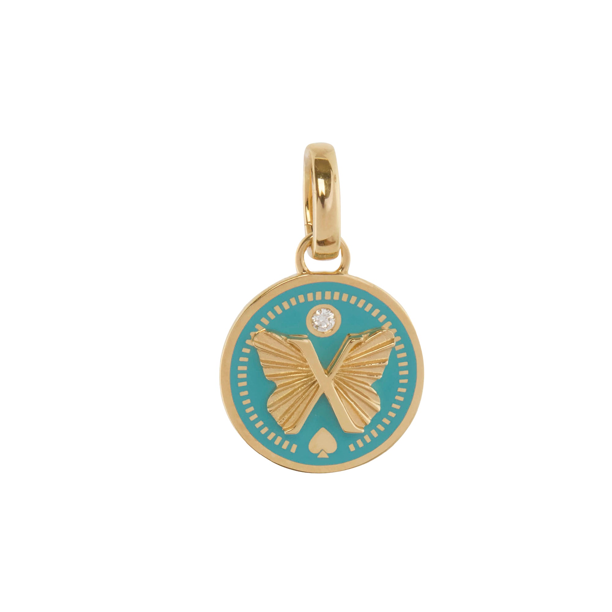 Foundrae - Petite Diamond Reverie Ceramic Medallion