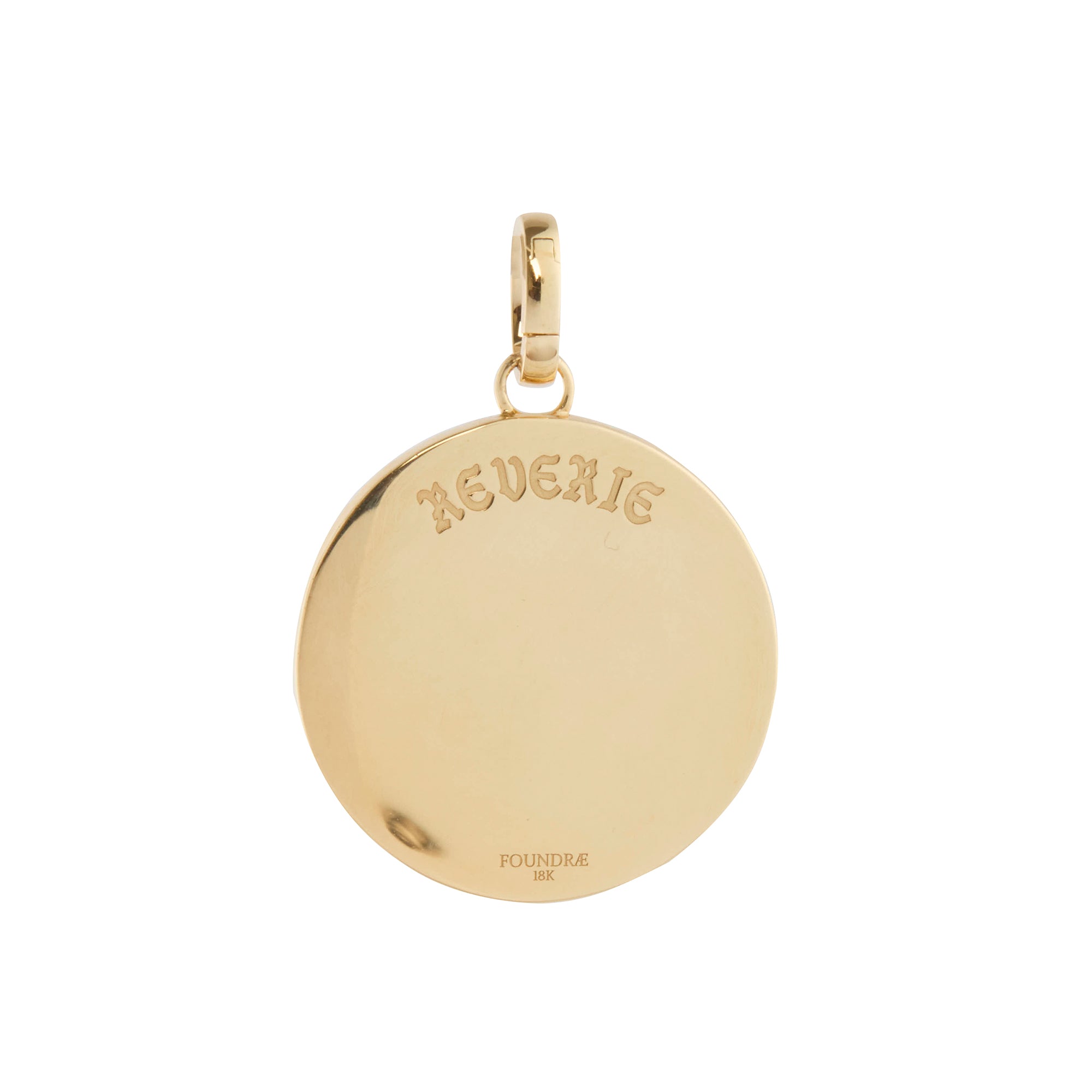 Large Reverie Ceramic Medallion with Diamond