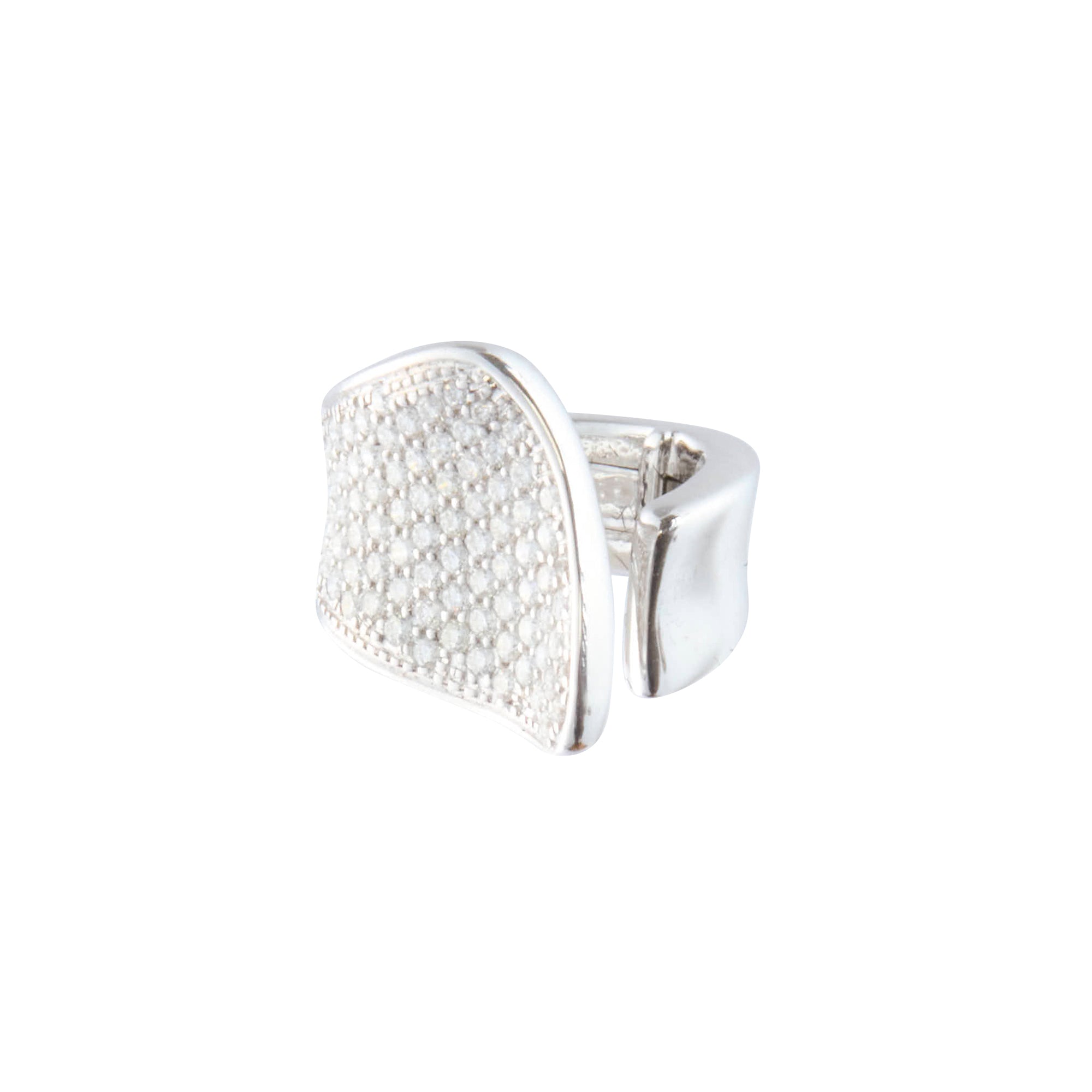 Pave Diamond Mouvante Ear Cuff