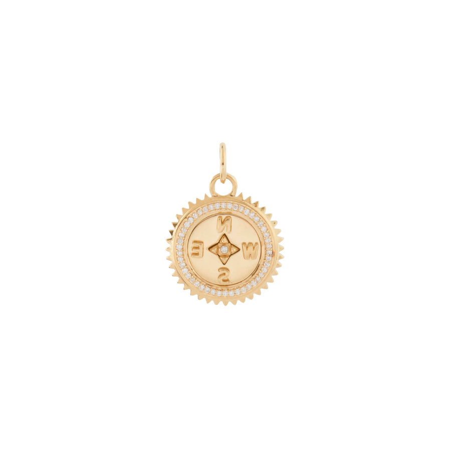 Foundrae Baby Internal Compass Medallion - Charms & Pendants - Broken English Jewelry