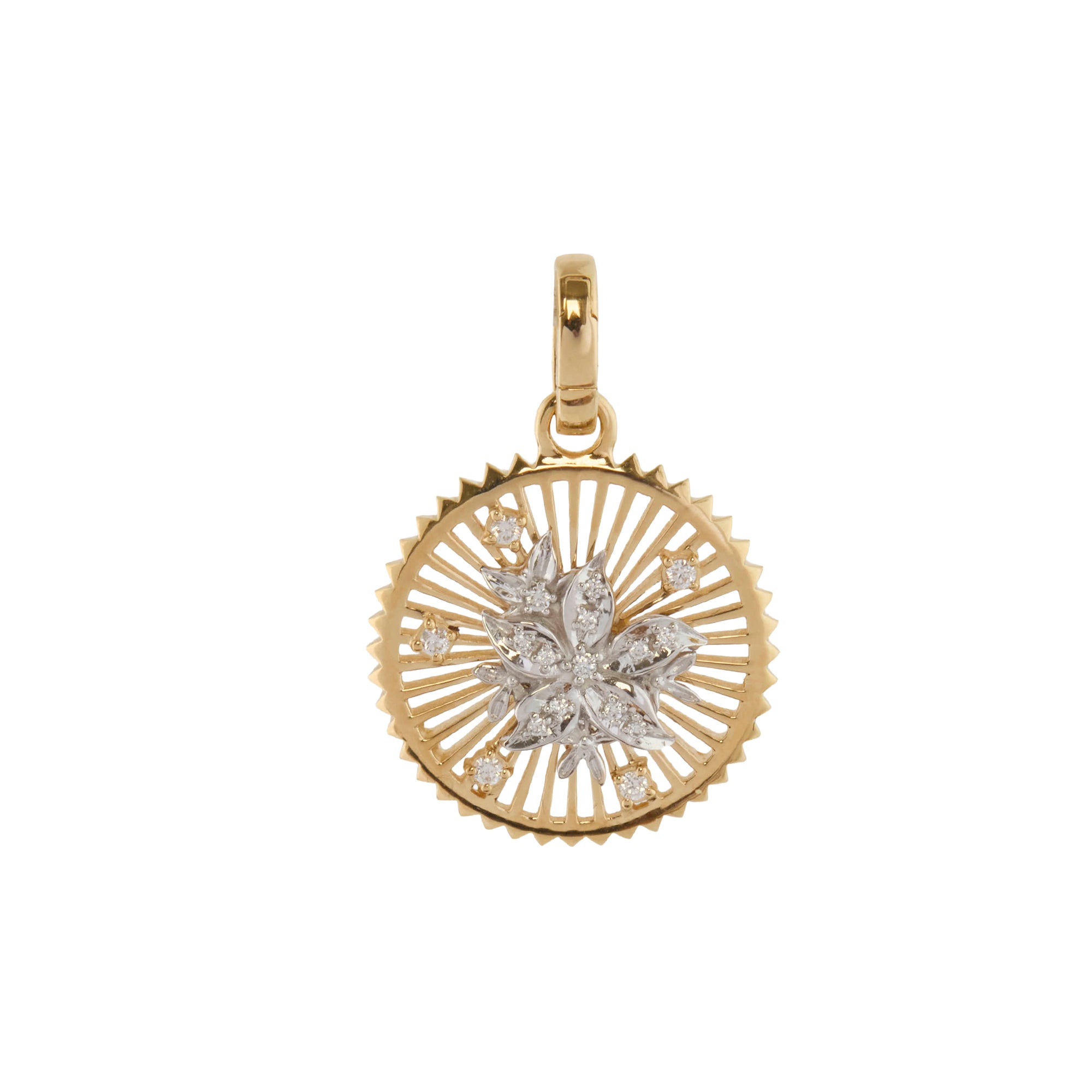 Foundrae - Diamond Medium Resilience Medallion Charm