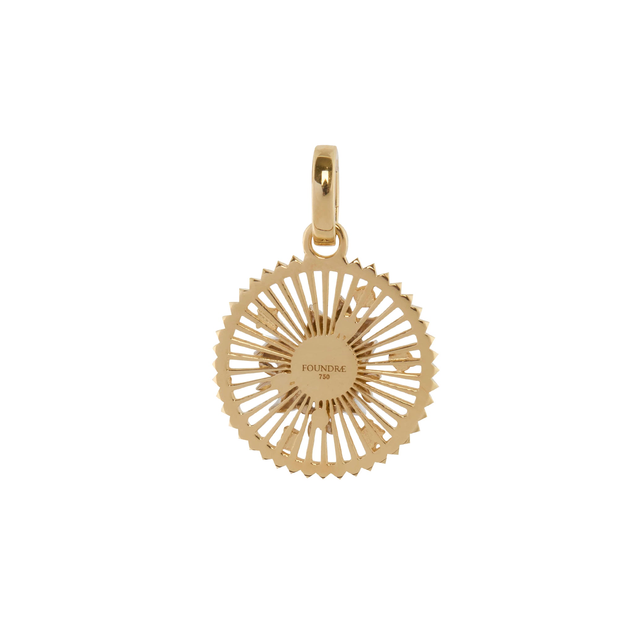 Foundrae - Diamond Medium Resilience Medallion Charm