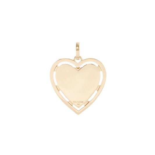 True Love Engravable Heart Medallion