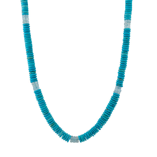 Turquoise Beaded Necklace - Main Img