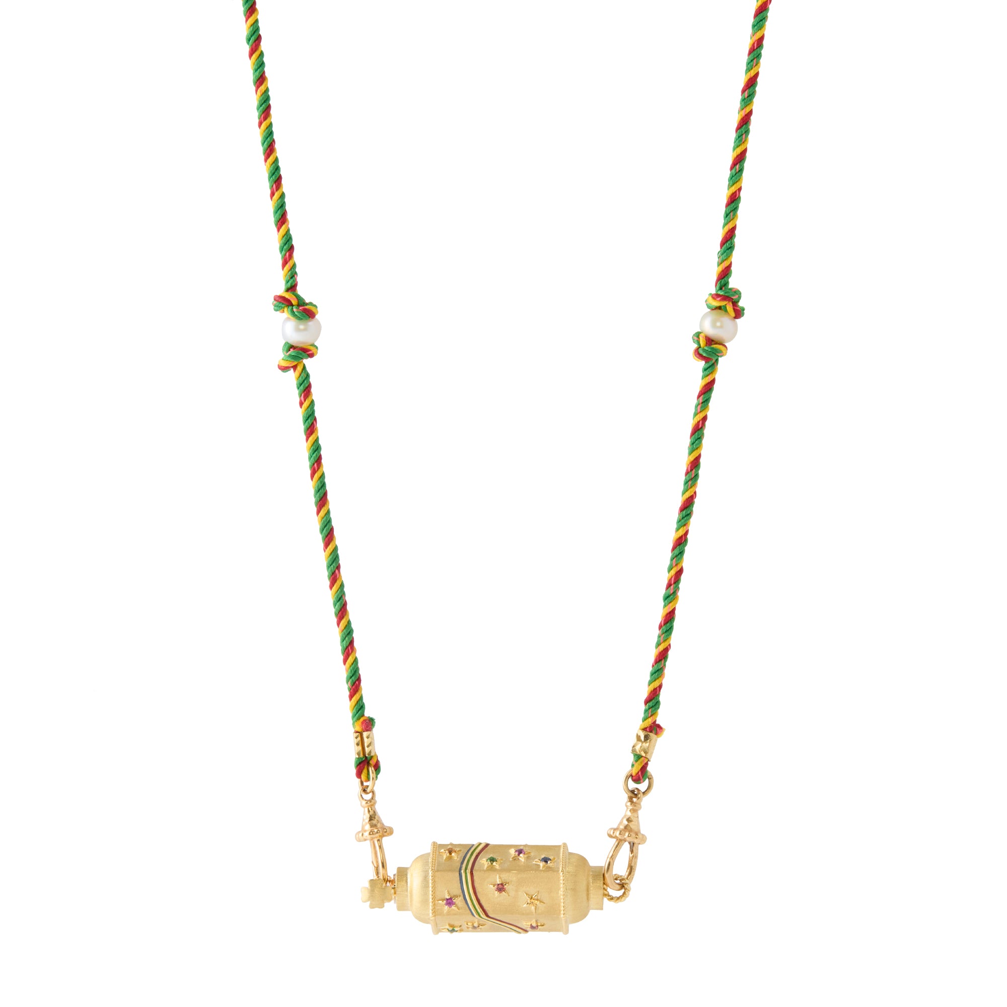 Rainbow Star Locket - Rasta