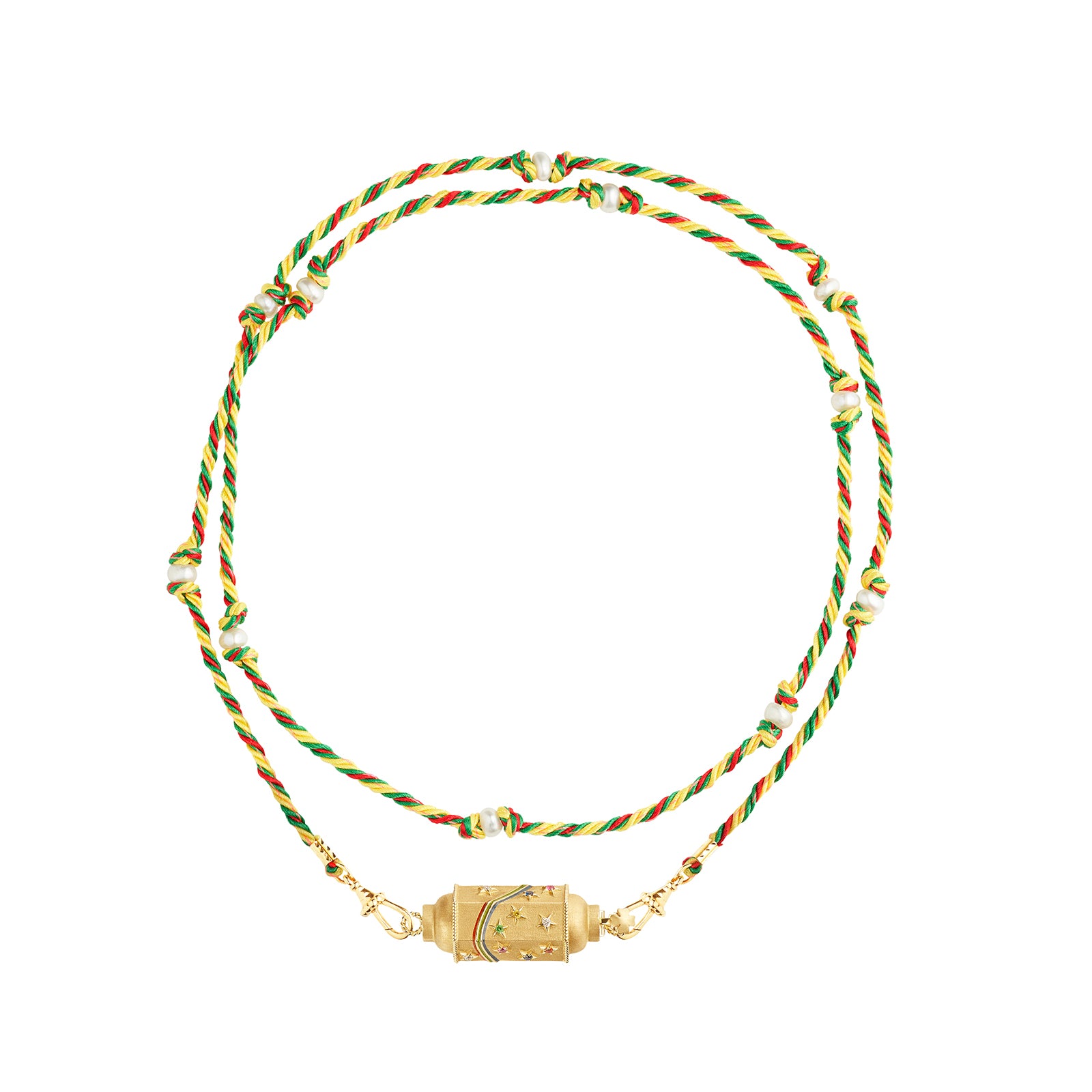 Rainbow Star Locket - Rasta
