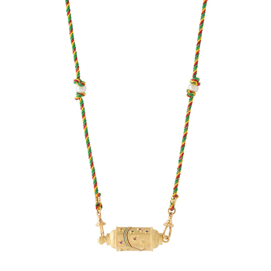 Rainbow Star Locket - Rasta - Main Img