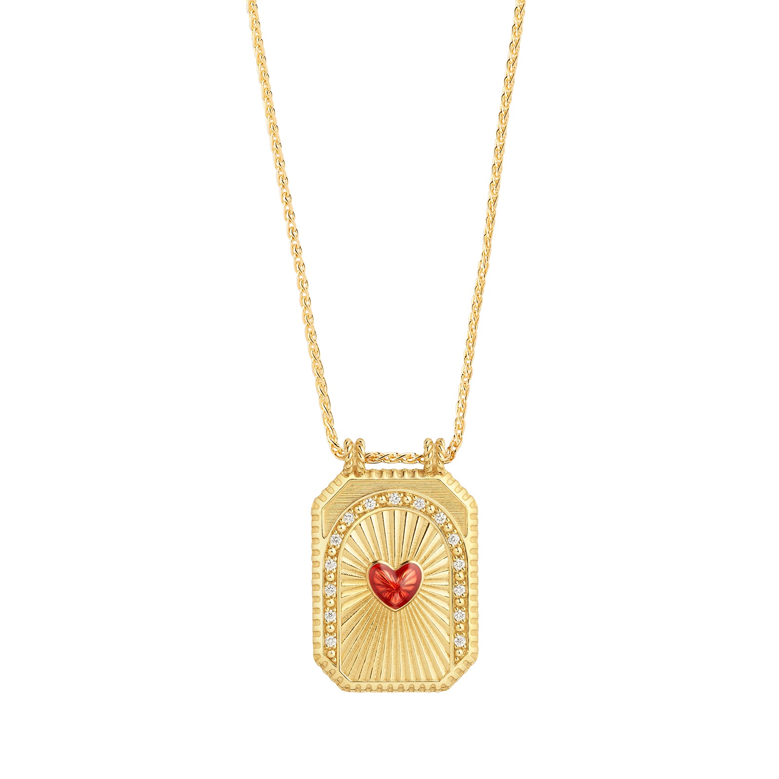 Heart Scapular Necklace