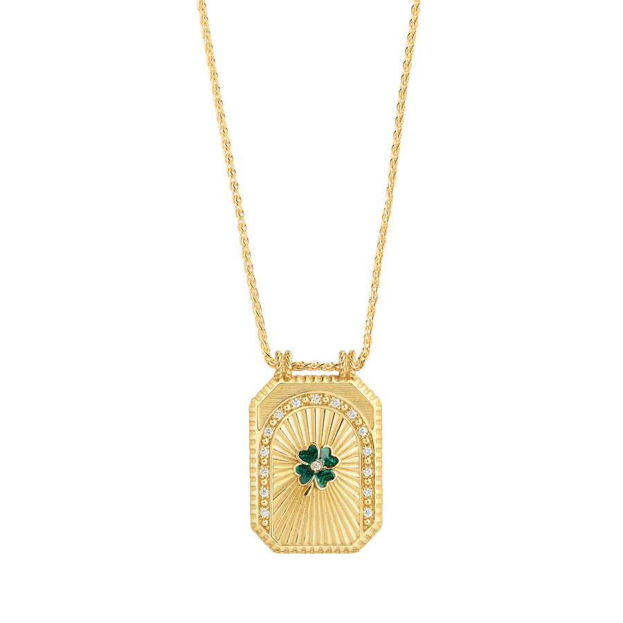 Clover Scapular Necklace