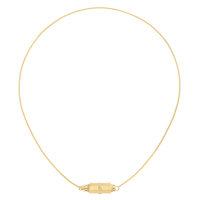Diamond Micro Coco Necklace - 16.5"