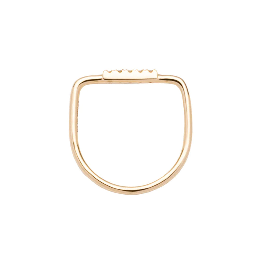 Hirotaka Joan Miro Row Ring - Rings - Broken English Jewelry side view