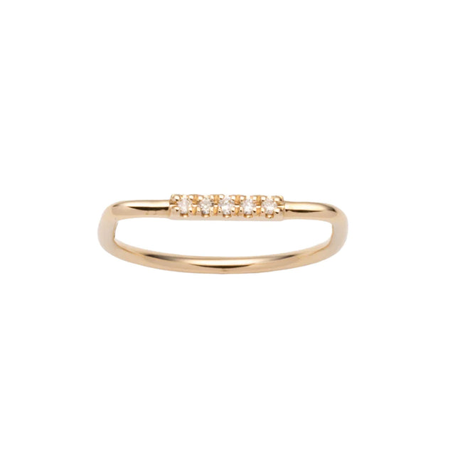 Hirotaka Joan Miro Row Ring - Rings - Broken English Jewelry front view